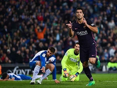 Được 'biếu không' 2 bàn, Luis Suarez khiến Espanyol ôm hận trên sân nhà