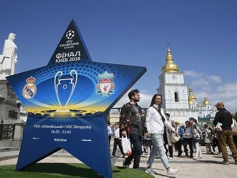 Đường phố Kiev sôi động chào đón chung kết Champions League