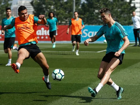 Ronaldo trở lại tập luyện, quyết chạy đua Pichichi với Messi