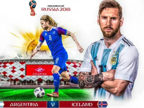 20h00 ngày 16/06: Argentina vs Iceland: Đập tan băng giá