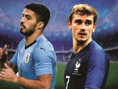 21h00 ngày 06/07, Uruguay vs Pháp: Hiểm họa tiềm ẩn