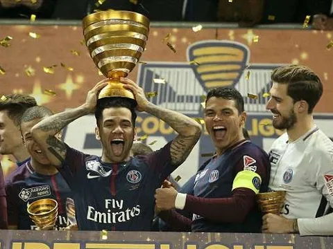 34 tuổi, danh hiệu của Dani Alves nhiều hơn lịch sử PSG