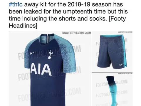NHM phát cuồng vì mẫu áo đẹp như mơ của Tottenham