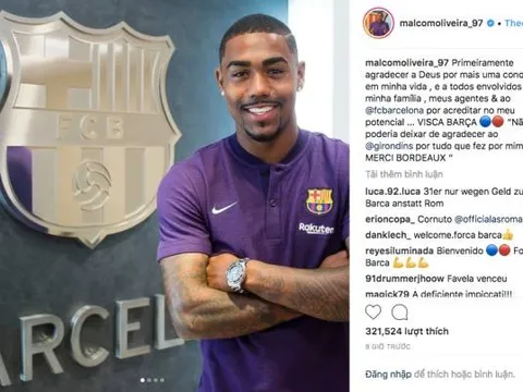 Malcom đến Barca, Vinicius tuyên bố gây tranh cãi