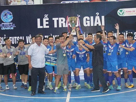 Thái Sơn Nam quận 8 vô địch giải futsal TP.HCM mở rộng 2018