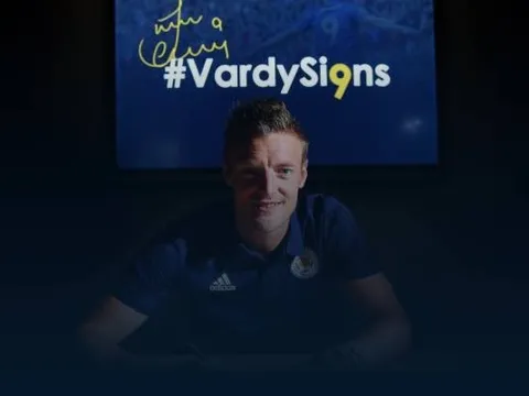 CHÍNH THỨC: Jamie Vardy gia hạn hợp đồng với Leicester City
