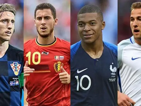 4 ứng cử viên hàng đầu cho danh hiệu Quả bóng vàng World Cup