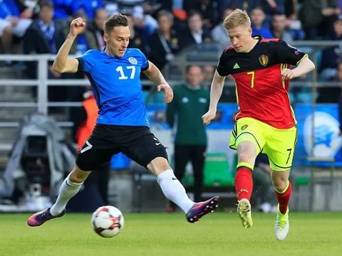 Thắng nhẹ Estonia, Bỉ tiếp tục ngự trị ngôi đầu bảng