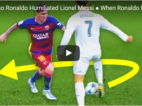 5 lần Ronaldo làm bẽ mặt Messi ngay trên sân cỏ