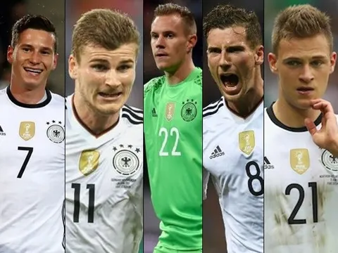 5 nhà vô địch Confeds Cup sẽ giúp ĐT Đức bảo vệ chiếc cúp vàng World Cup