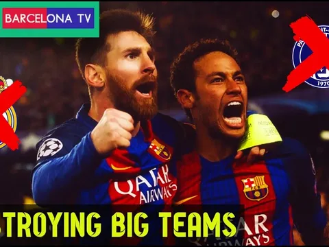 5 trận đấu Barca hủy diệt đối thủ tại Camp Nou