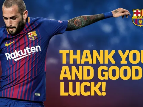 CHÍNH THỨC: Aleix Vidal rời Barcelona với giá rẻ mạt
