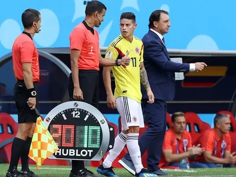 James Rodriguez lu mờ trong ngày Nhật Bản quật ngã Colombia