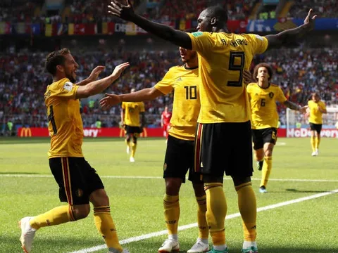 Bỉ thắng tưng bừng, Lukaku san bằng thành tích của Ronaldo