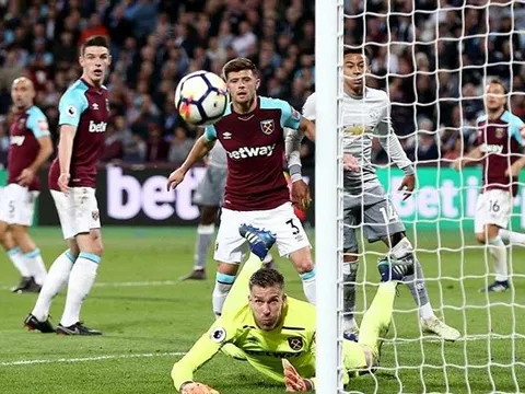 Adrian xuất sắc, Man Utd chấp nhận chia điểm tiếc nuối trước West Ham