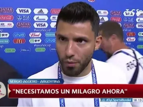 Aguero tức giận: "Hãy để Sampaoli nói những gì ông ta muốn"
