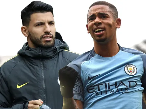 Aguero + Gabriel Jesus, đâu là hàng công tối ưu cho Man City?