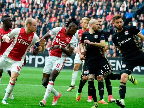 Ajax 4-1 Lyon (Lượt đi bán kết Europa League)