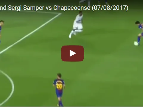 Alena và Samper, 2 tài năng trẻ Barca thể hiện ra sao trước Chapecoense?