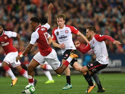 Alex Iwobi chơi đầy nỗ lực trước Western Sydney Wanderers