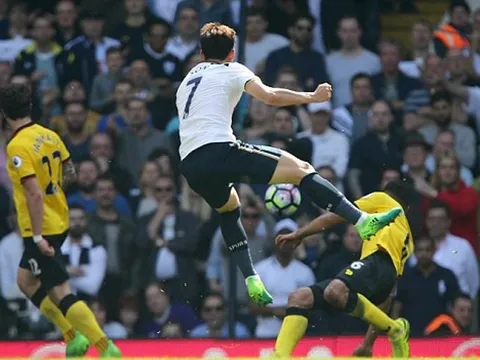 Alli, Dier, Son thi nhau lập siêu phẩm, Tottenham đè bẹp Watford