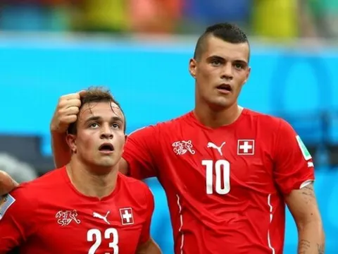 Ăn mừng quá khích, Xhaka và Shaqiri đứng trước nguy cơ bị cấm thi đấu