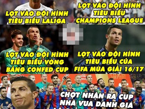 Ảnh chế: HLV Conte dùng "nhan sắc" mua giải; CR7 lỡ bóng vàng vì thiếu "cúp danh giá"?