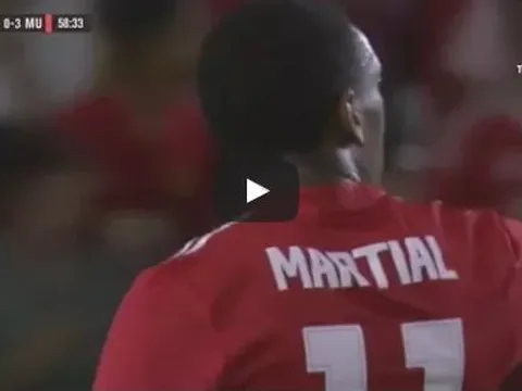 Anthony Martial chơi rất cá nhân trước LA Galaxy