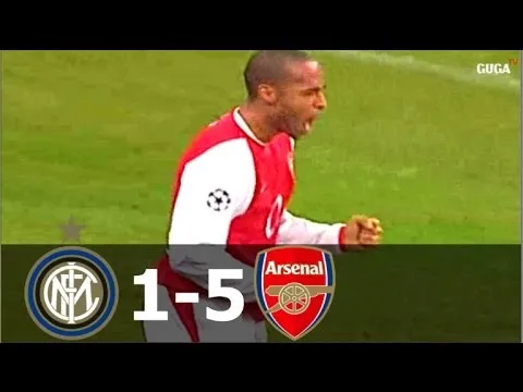 Arsenal từng hủy diệt Inter Milan 5-1 (2003/04)