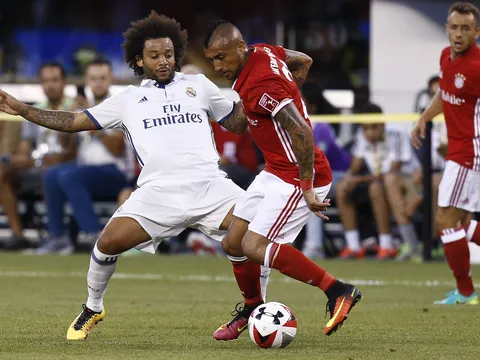 Arturo Vidal chơi đầy nỗ lực trước Real Madrid