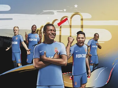 AS Monaco tung áo đấu sân khách, vắng Lemar