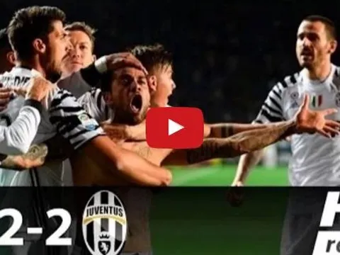 Atalanta 2 - 2 Juventus (vòng 34 Serie A)