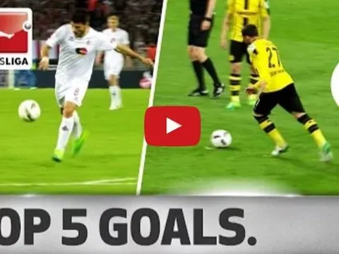 Aubameyang, Keita và top 5 bàn thắng đẹp nhất vòng 27 Bundesliga