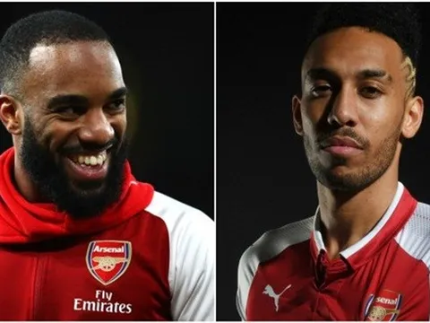 Aubameyang thổ lộ về mối quan hệ kình địch với Lacazette