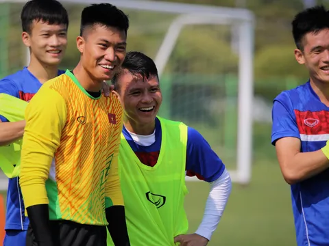 Buổi tập tràn ngập tiếng cười của U20 Việt Nam trước giờ chiến New Zealand