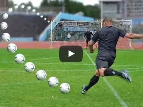 Bài tập đá phạt thú vị với Roberto Carlos