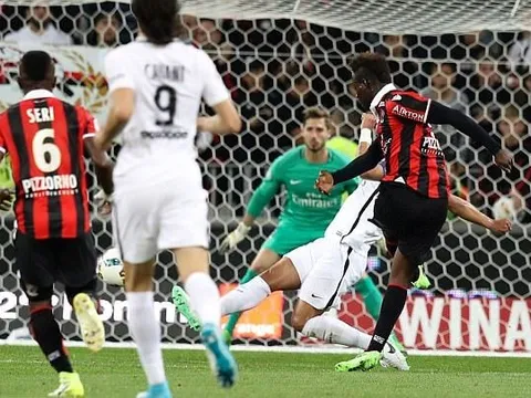 Balotelli đập tan hy vọng của PSG trong ngày Di Maria và Motta nhận thẻ đỏ