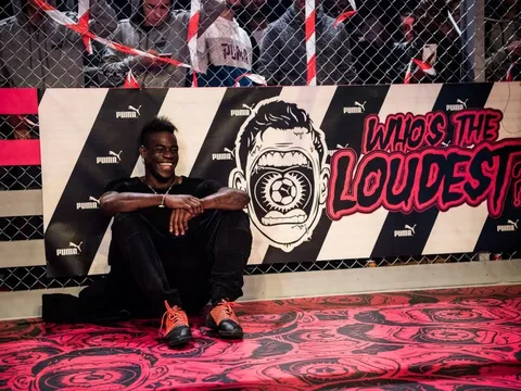 Balotelli quậy hết cỡ trong sự kiện quảng bá sản phẩm của Puma