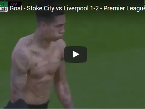 Bàn ấn định chiến thắng ấn tượng của Firmino trước Stoke
