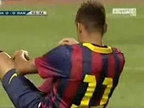 Bàn thắng đầu tiên của Neymar trong màu áo Barcelona