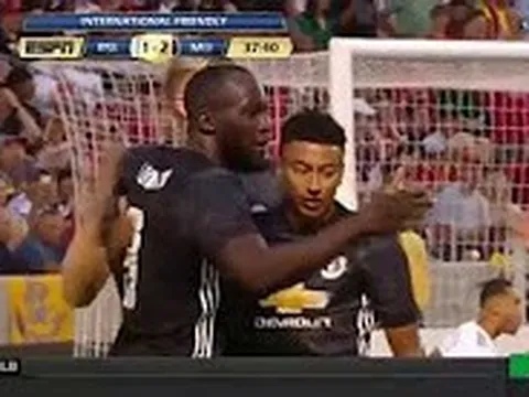 Bàn thắng đầu tiên của Romelu Lukaku trong màu áo Man Utd