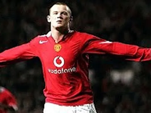 Bàn thắng đầu tiên của Rooney trong màu áo Man Utd