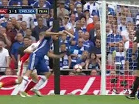 Bàn thắng gỡ hòa 1-1 của Diego Costa cho Chelsea (vs Arsenal)