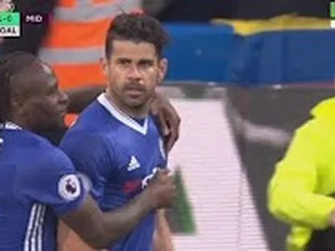 Bàn thắng mở tỷ số của Diego Costa vs Middlesbrough
