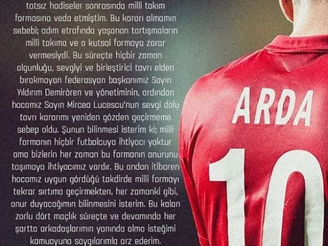 'Bắt chước' Messi, Arda Turan thu hồi quyết định giã từ ĐTQG