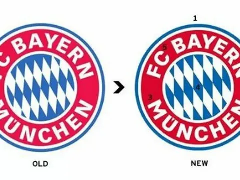 Bayern đổi logo, đến fan ruột cũng khó nhận ra