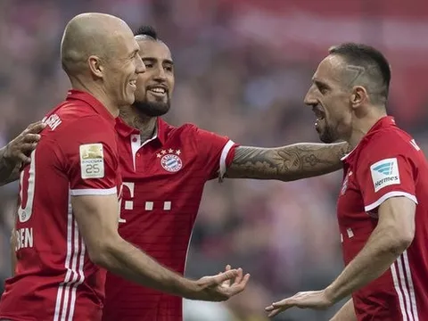 Robbery trở lại, Bayern sẽ vô địch Champions League