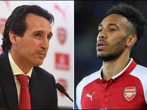 Bị kéo ra cánh trái, Aubameyang gửi thông điệp mạnh mẽ đến Emery