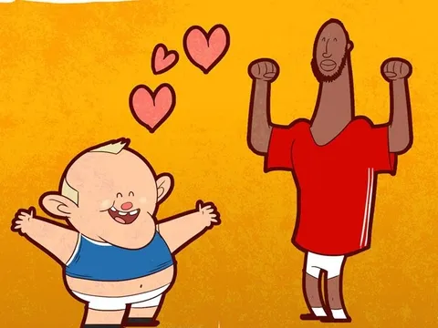 Biếm họa: Rooney và Lukaku đổi áo để cả hai cùng hạnh phúc
