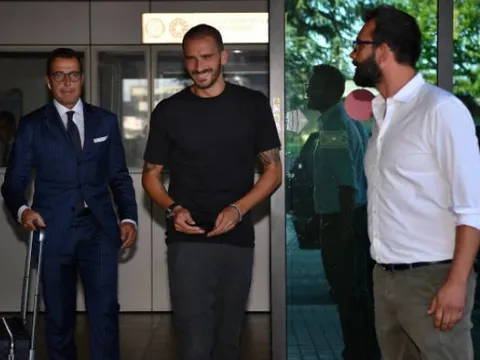 Bonucci tươi như hoa trong ngày trở lại Juventus